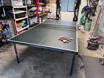Stiga Ping Pong Table Tennis Setup