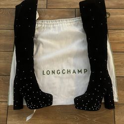 Longchamp Over The Knee High Heel Boots