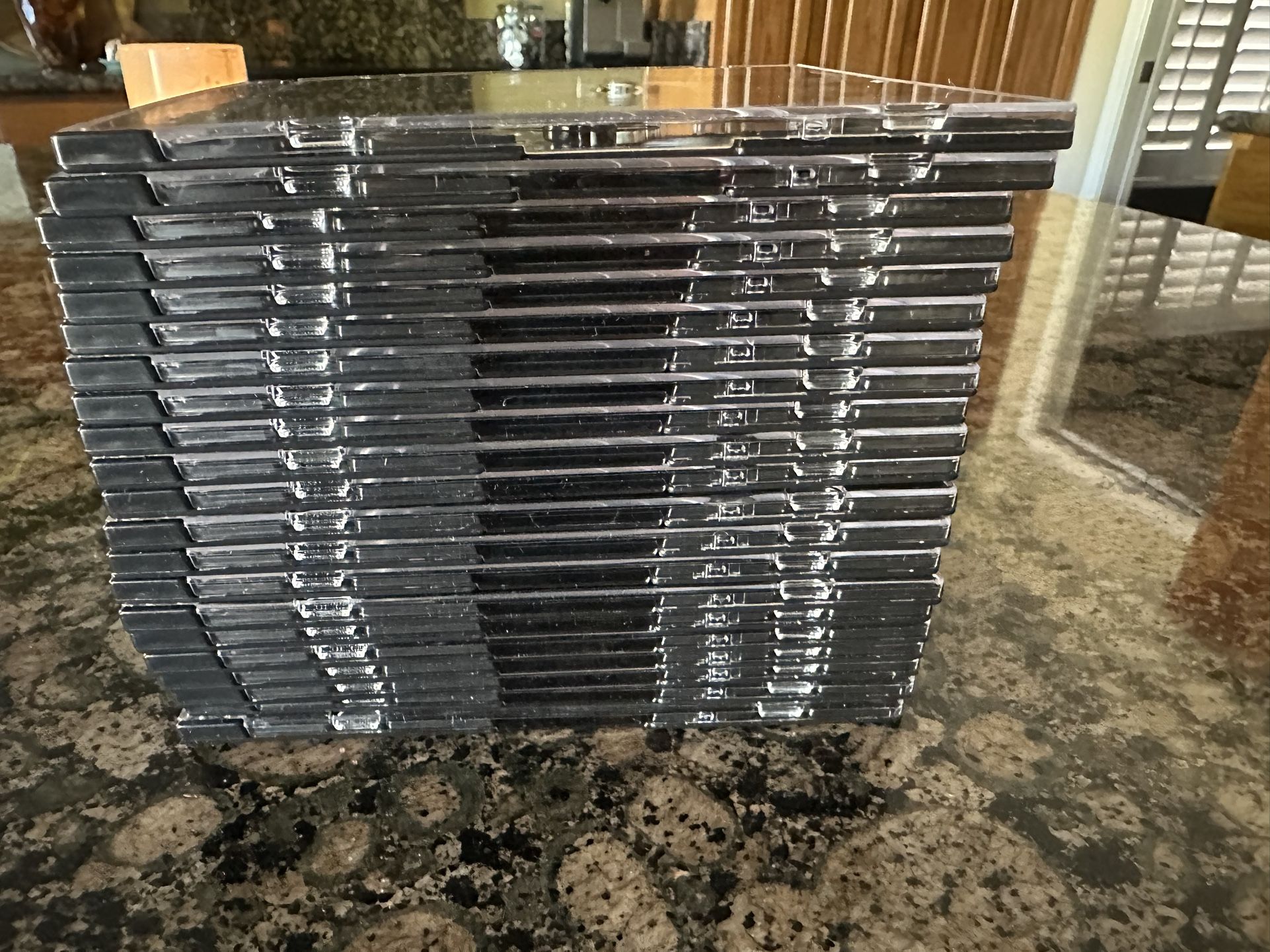 25 Slimline Jewel CD Or DVD Cases
