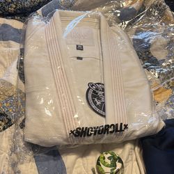 New  Kenny Florian Gi Shoyoroll Batch #87: KAF White New In Package  A2 Size