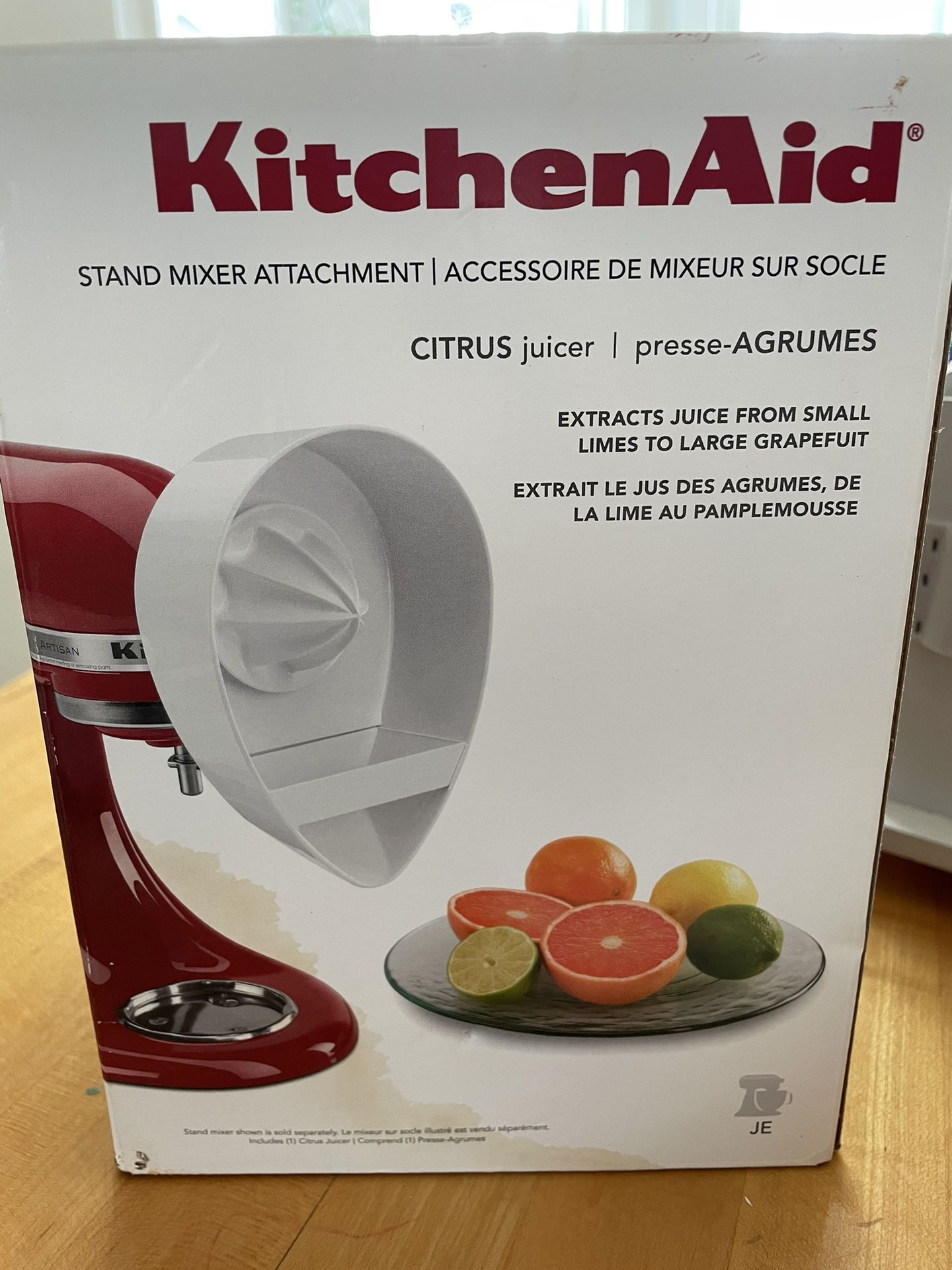 New Genuine KitchenAid Citrus Juicer Attachment, Model JE