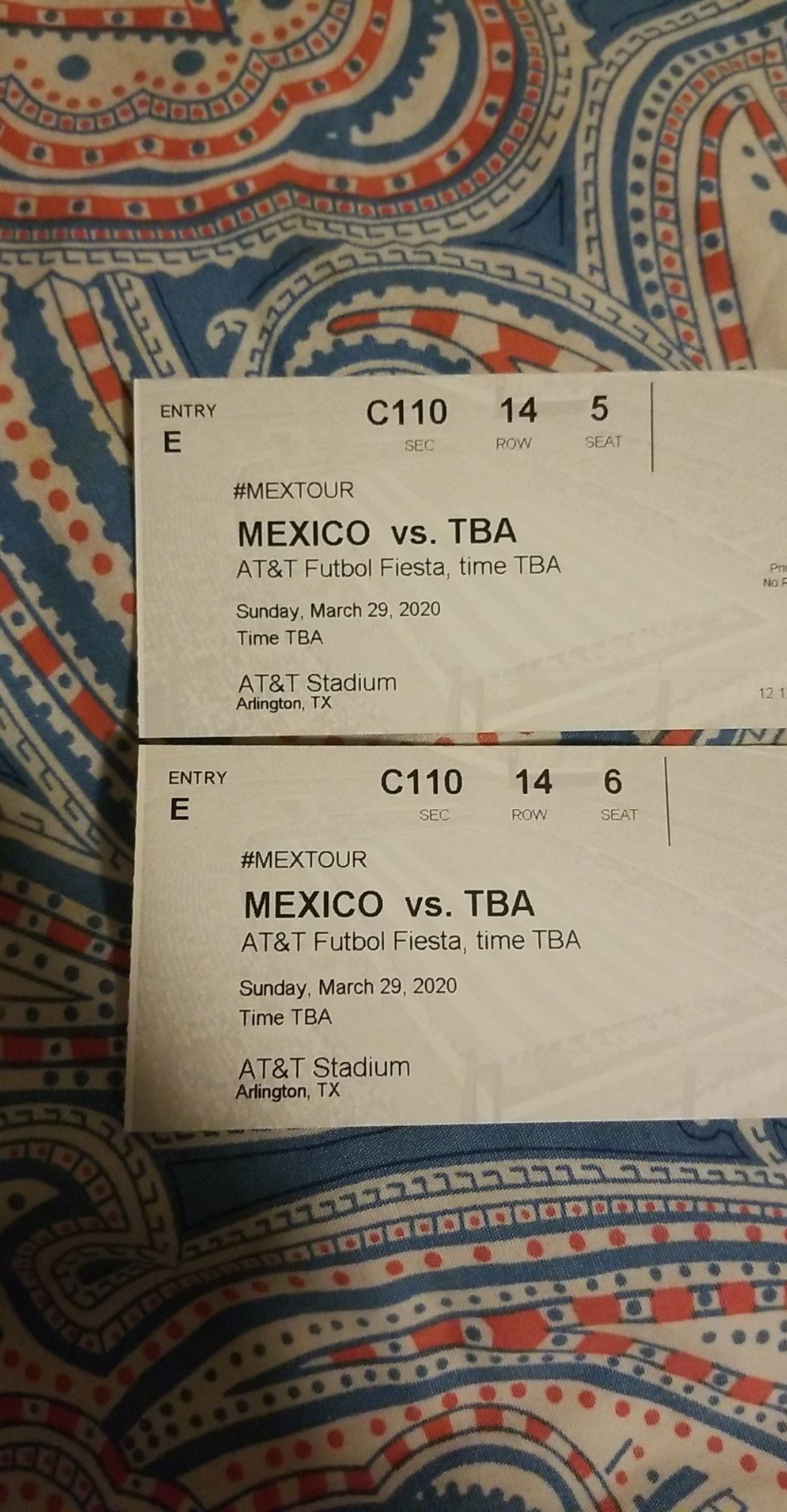 Mexico vs Greece March 29, 2020