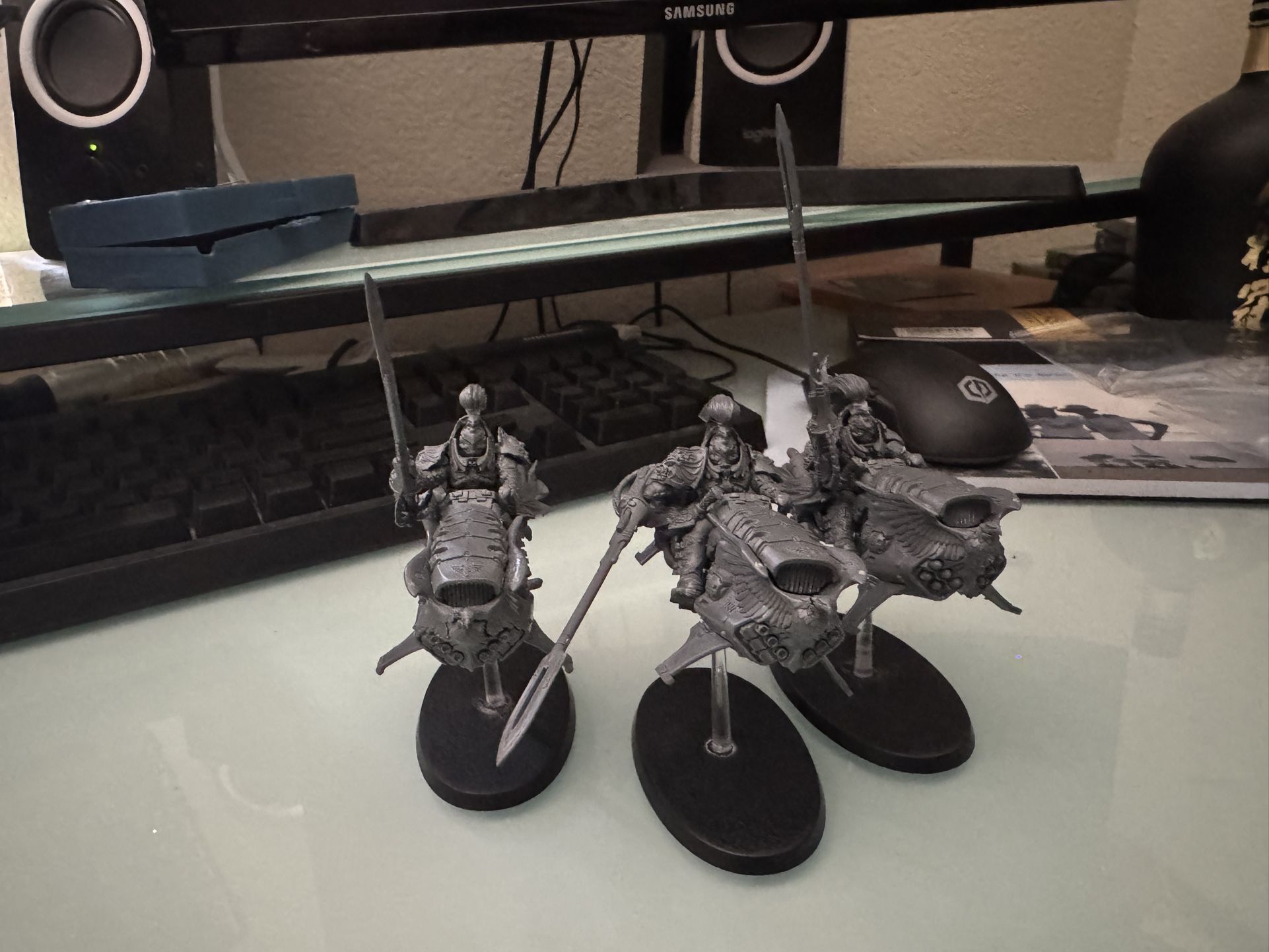 Warhammer 40K Adeptus Custodes Vertus Praetors, All Built Not Painted