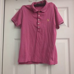 Pink Ralph Lauren Polo Size L