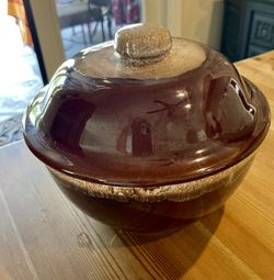 Vintage Kathy Kale Covered Stoneware Pottery USA