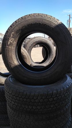 245/75 R17 Goodyear Wrangler set of 5
