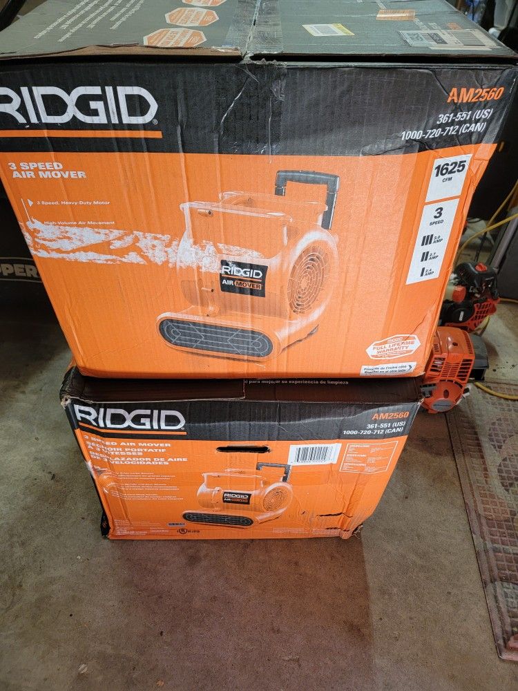 Ridgid Portable Blower Fan Air Mover