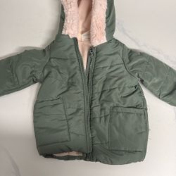 Green, Pink Kids Jacket.