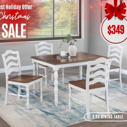 5 Pc Dining Table 