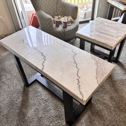 Ceramic Living Room Coffee Table And End Tsble 