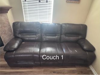 Set of 2 Matching Reclining Sofas – $500 OBO