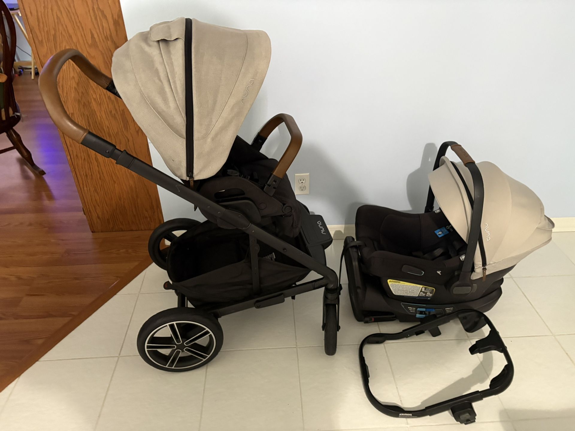 Nuna Tavo Stroller and Pipa RX Baby Car Seat Combo