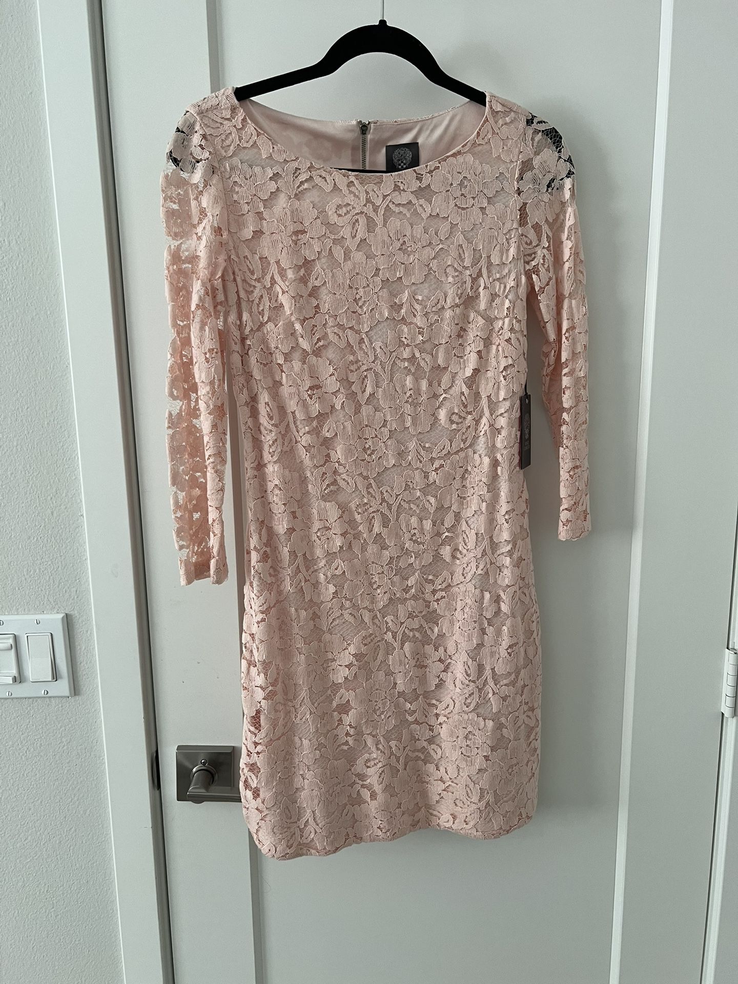 New Vince Camuto Elegant Lace Ballet Pink Dress (Size: 2)