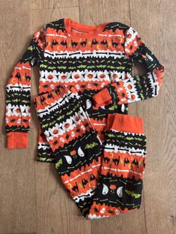Gymboree Halloween Pajama Set Size 7 – Cats Bats Pumpkins