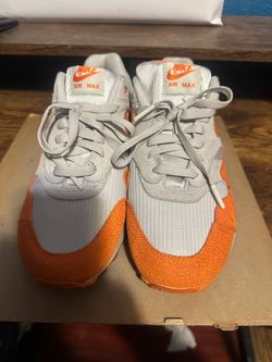 Nike Air Max Sneakers Orange and Grey