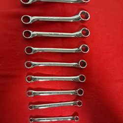 Snap-On Short Handle SAE 12 Pt X5609A 9PCS 
