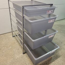 Elfa Storage Drawers Unit