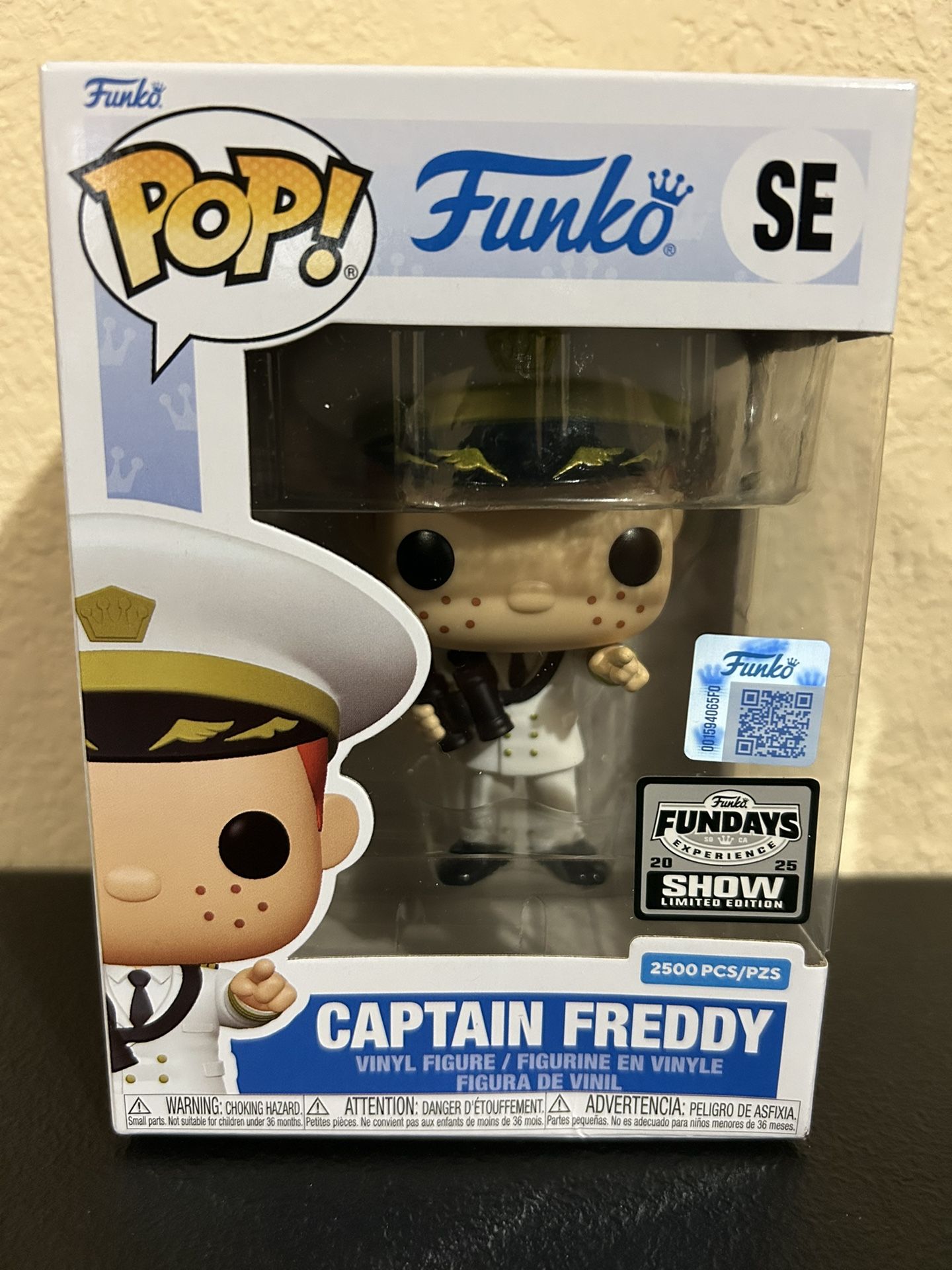 Funko Pop Fundays 2025: Captain Freddy LE 2500