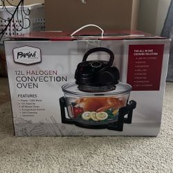 Parini 12L Halogen Convection Oven 1300 watts Self Cleaning Large Capacity New!