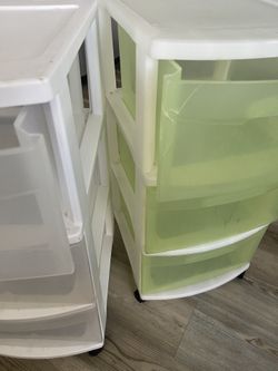 plastic storage cart with wheels