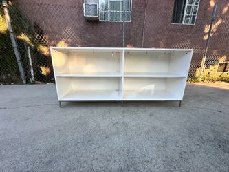 West Elm Open Storage Cabinet Sideboard Credenza Bookcase Tv Stand