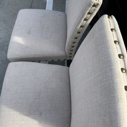 Upholstered  Dining Chairs – Set of 4 – As Is