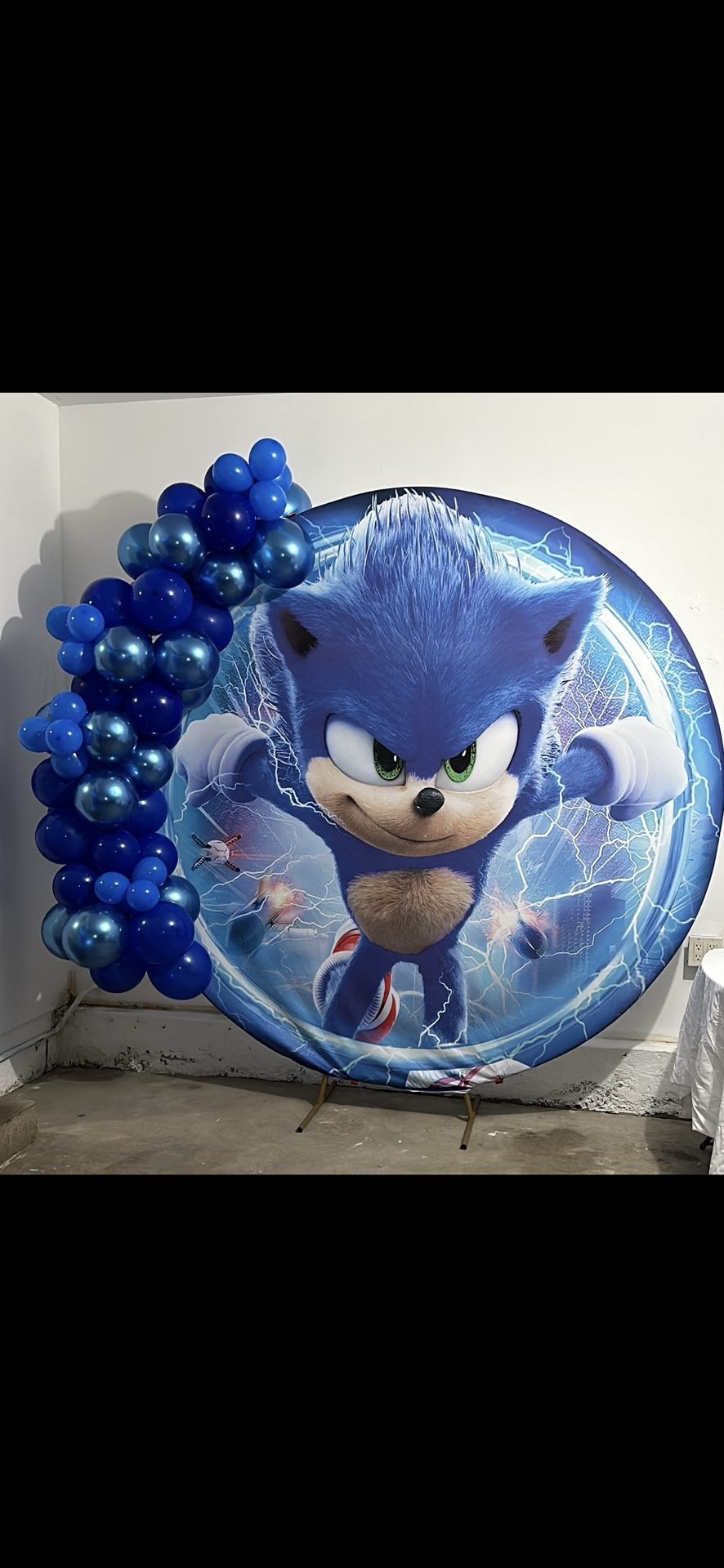 Sonic Backdrop Round
