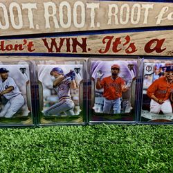 Topps Tribute / Triple Threads Baseball Cards. Albert Pujols Numbered Parallel Hall Of Fame Robin Yount Mariano Rivera And Mookie Betts