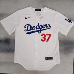 Dodgers 37 Hernandez jersey fully stitched
