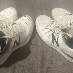 Two 2 Pair Men’s New Balance Pickleball Or Tennis Sneakers Size 11.5 Used