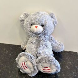 Rouge Kaloo Grey Prestige Bear Brand. Plush musical bear. Size 12” 