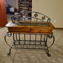 Bedside Table/glass Shelving Unit