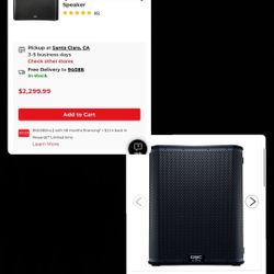 QSC KLA12 Line Array - QSC KS118 Sub woofer
