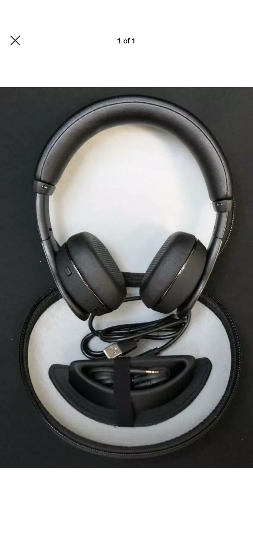 $110, now $100, Klipsch reference on ear, Bluetooth wireless headphones with USB charging cord and 3.5 mm Jack for computer phone or stereo