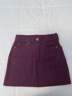 American Eagle plaid mini skirt