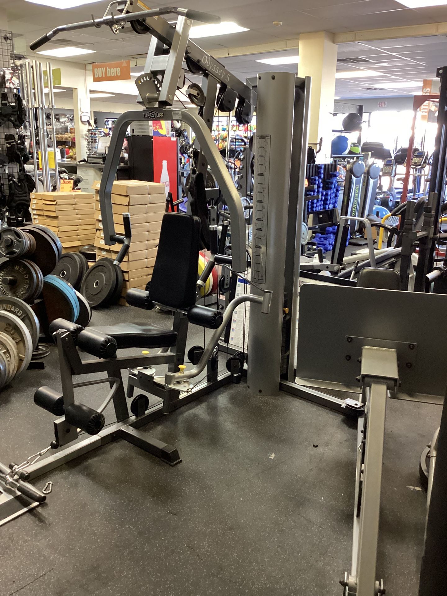 Tuff Stuff Odyssey 5 Gym With 200lb Weight Stack 
