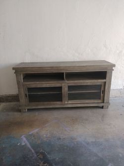 Home entertainment Table (Sliding glass doors) $60 OBO