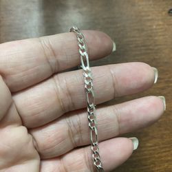 Real 925 Sterling Silver Wedding Bracelet 