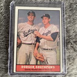 Dodgers Southpaw (1961) Baseball Card