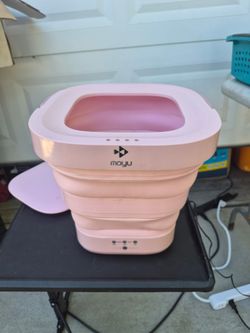 Portable foldable washing machine