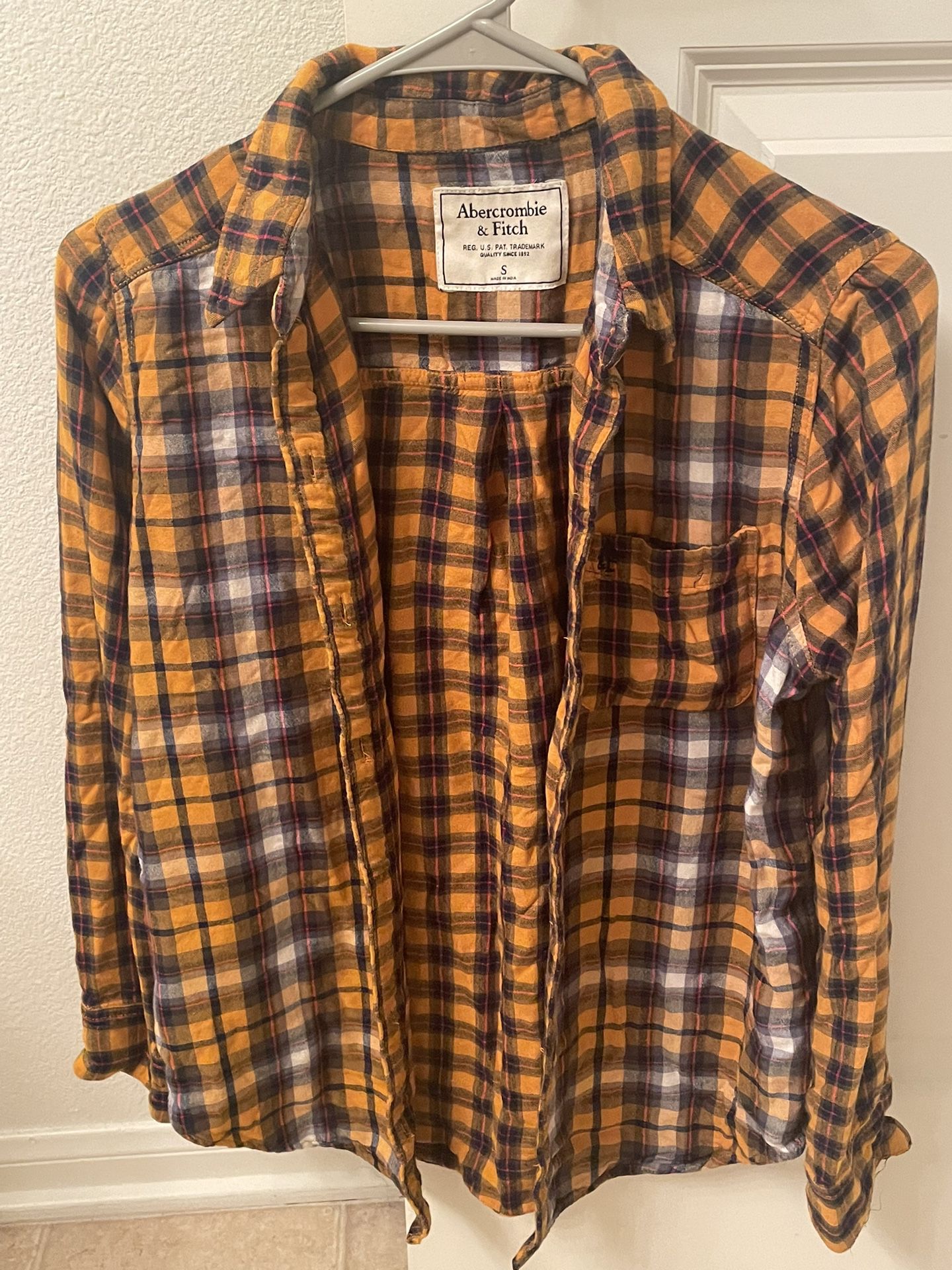 Abercrombie Plaid shirt (Size S)