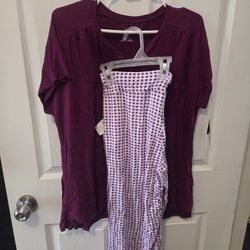 Secret Treasures Sleep Henley and Sleep Capri Set Large