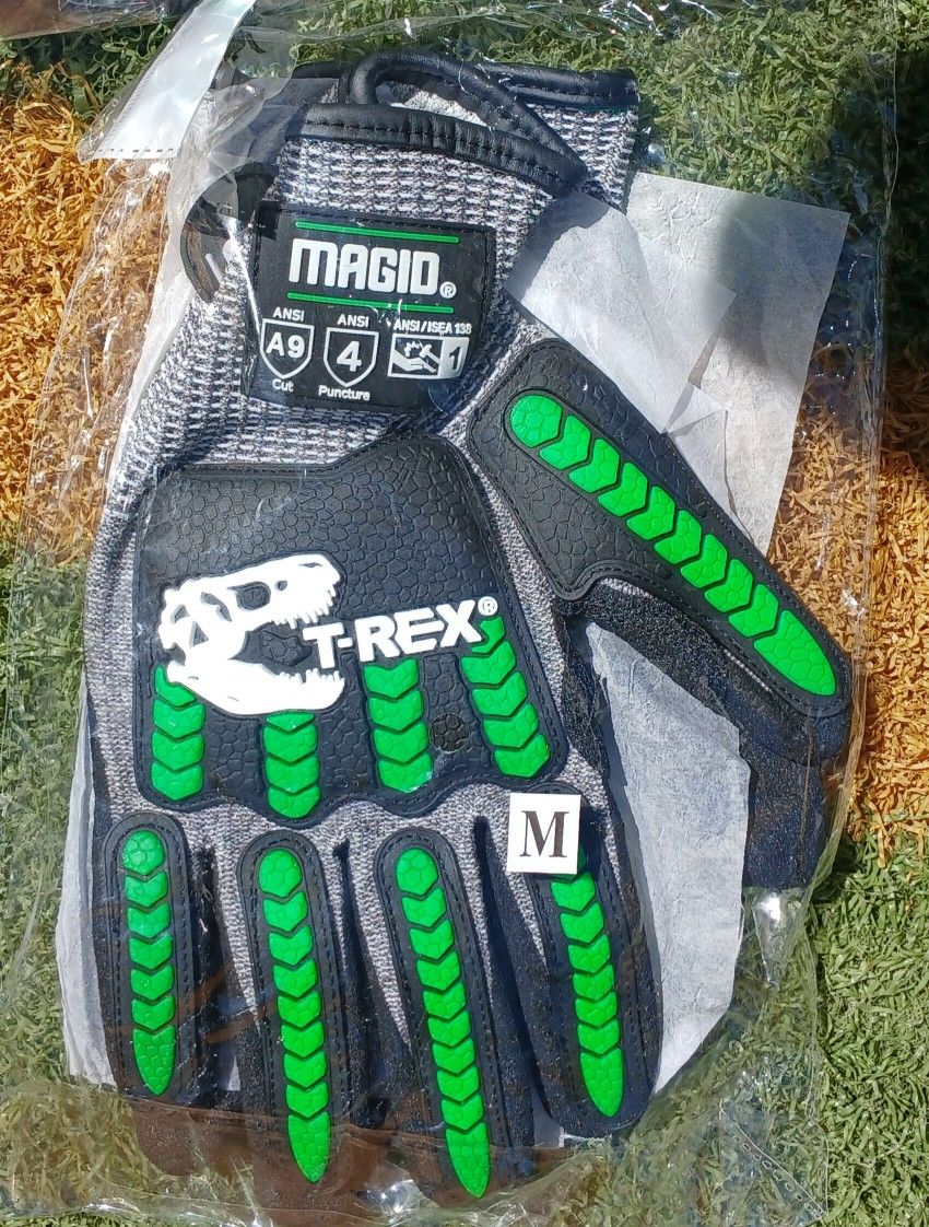 Impact Resistant Work Gloves Size M T-REX