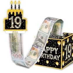 19th Birthday Money Box 