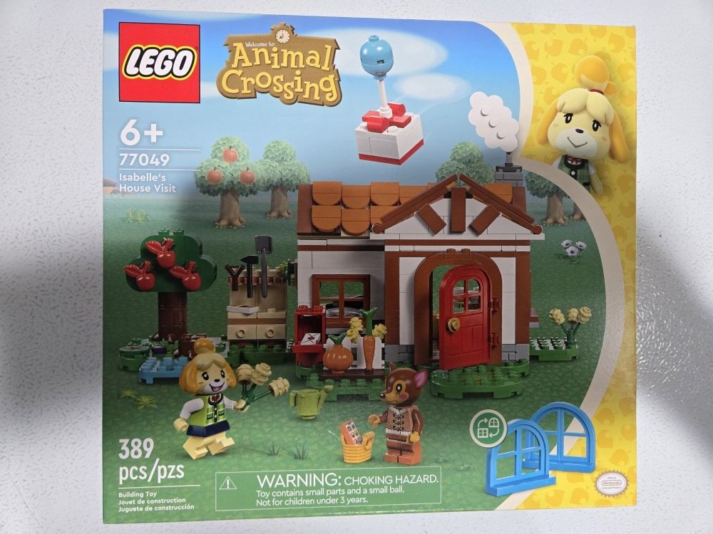 NEW LEGO ANIMAL CROSSING ISABELLE'S HOUSE VISIT 77049