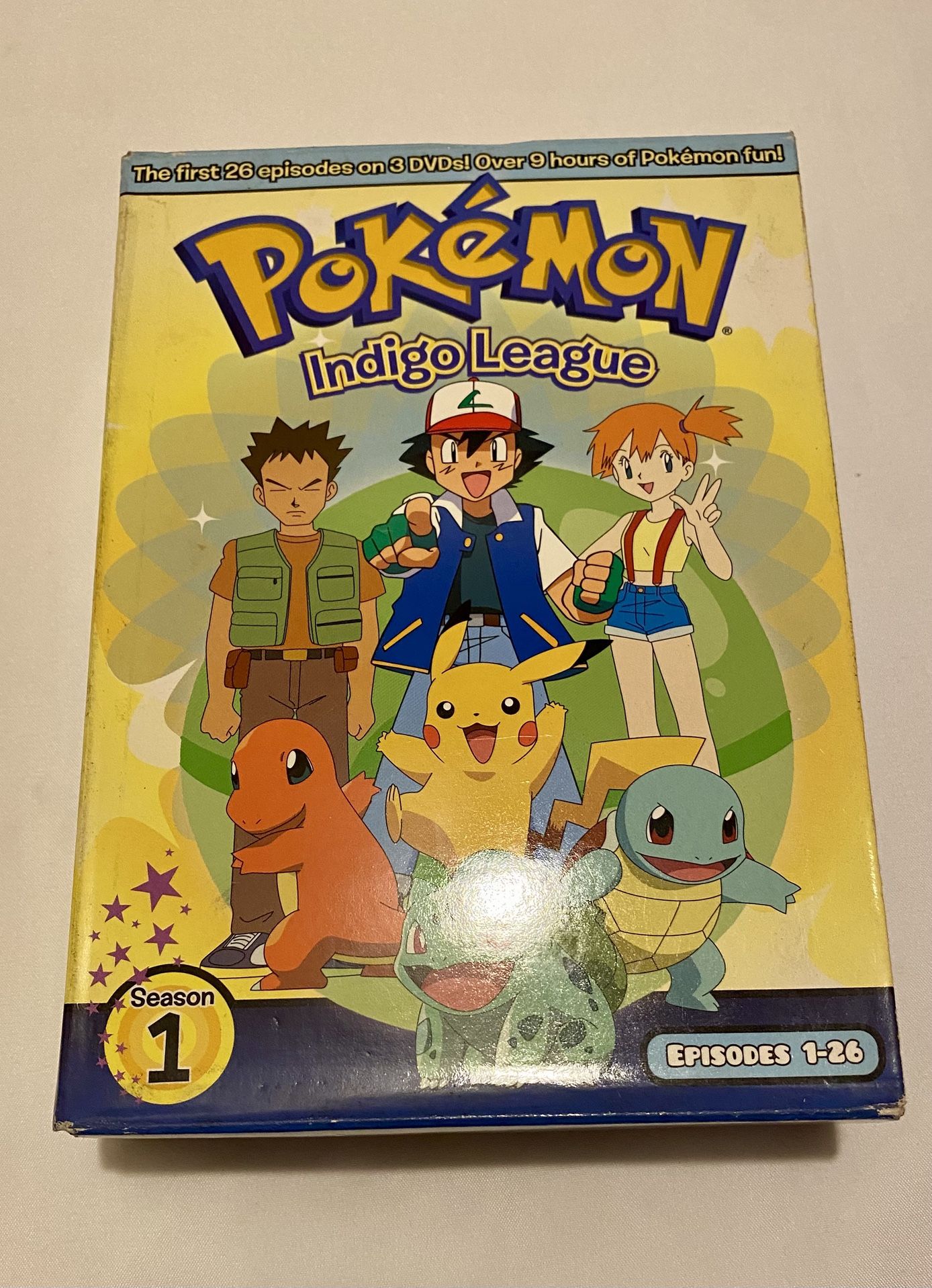 Pokemon Indigo League 3-DVDs Boxed Set Season 1 Episodes 1-26 (box set)