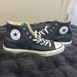 Chuck Taylor Leather Blue/grey Size 12 New 