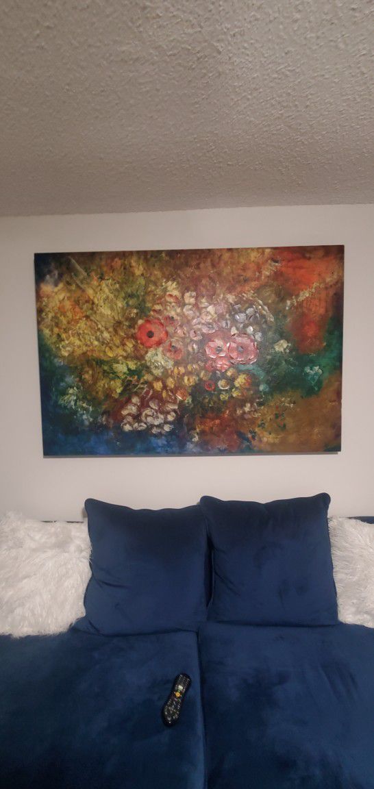 Colorful Floral Painting 