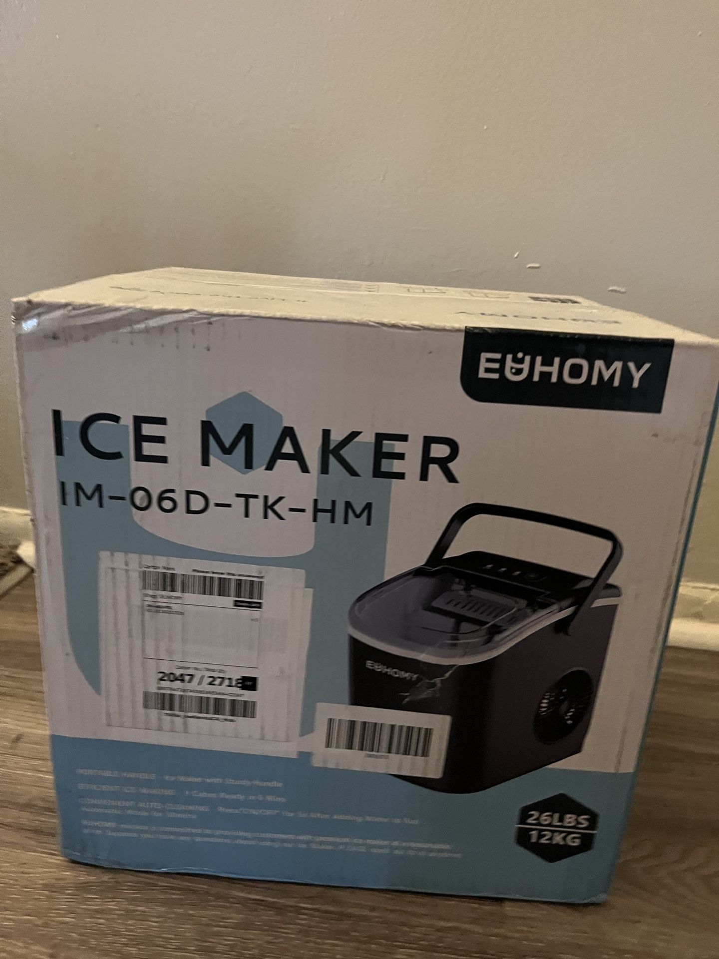 BRAND NEW , NEVER OPENED! ICE MACHINE