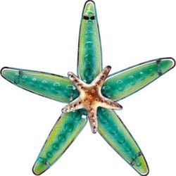 Metal Fused Glass Starfish